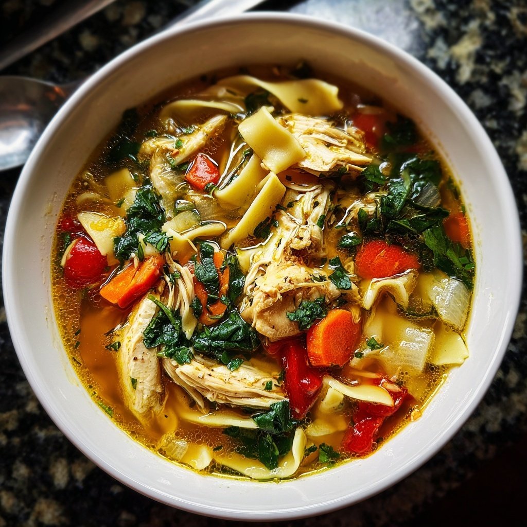 Spring Chicken Noodle Soup