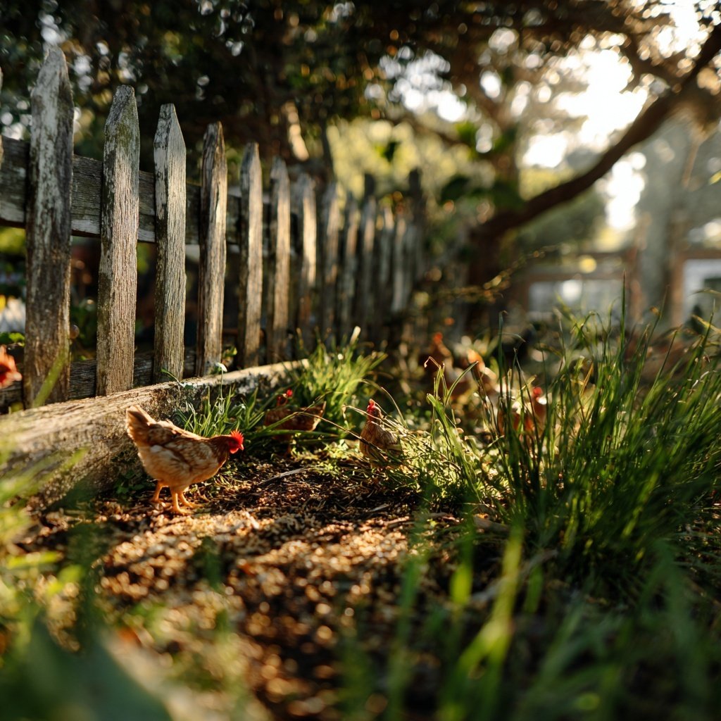 DIY Backyard Chicken Run Setup