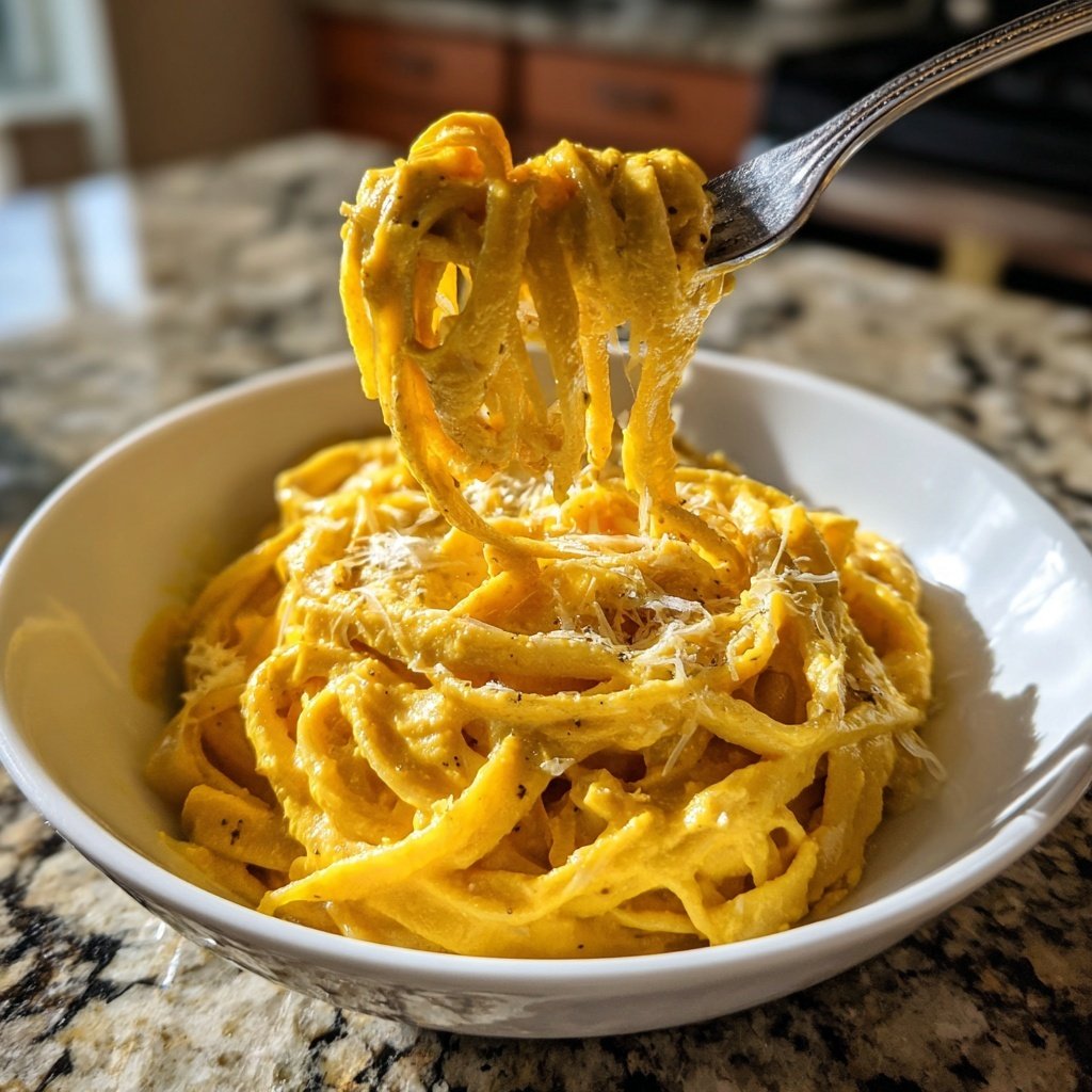 Valentine Dinner Creamy Pumpkin Pasta
