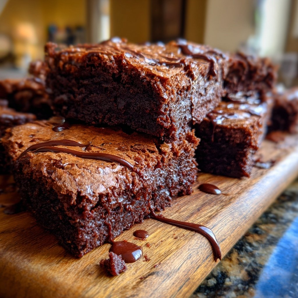 Dark Chocolate Espresso Brownies