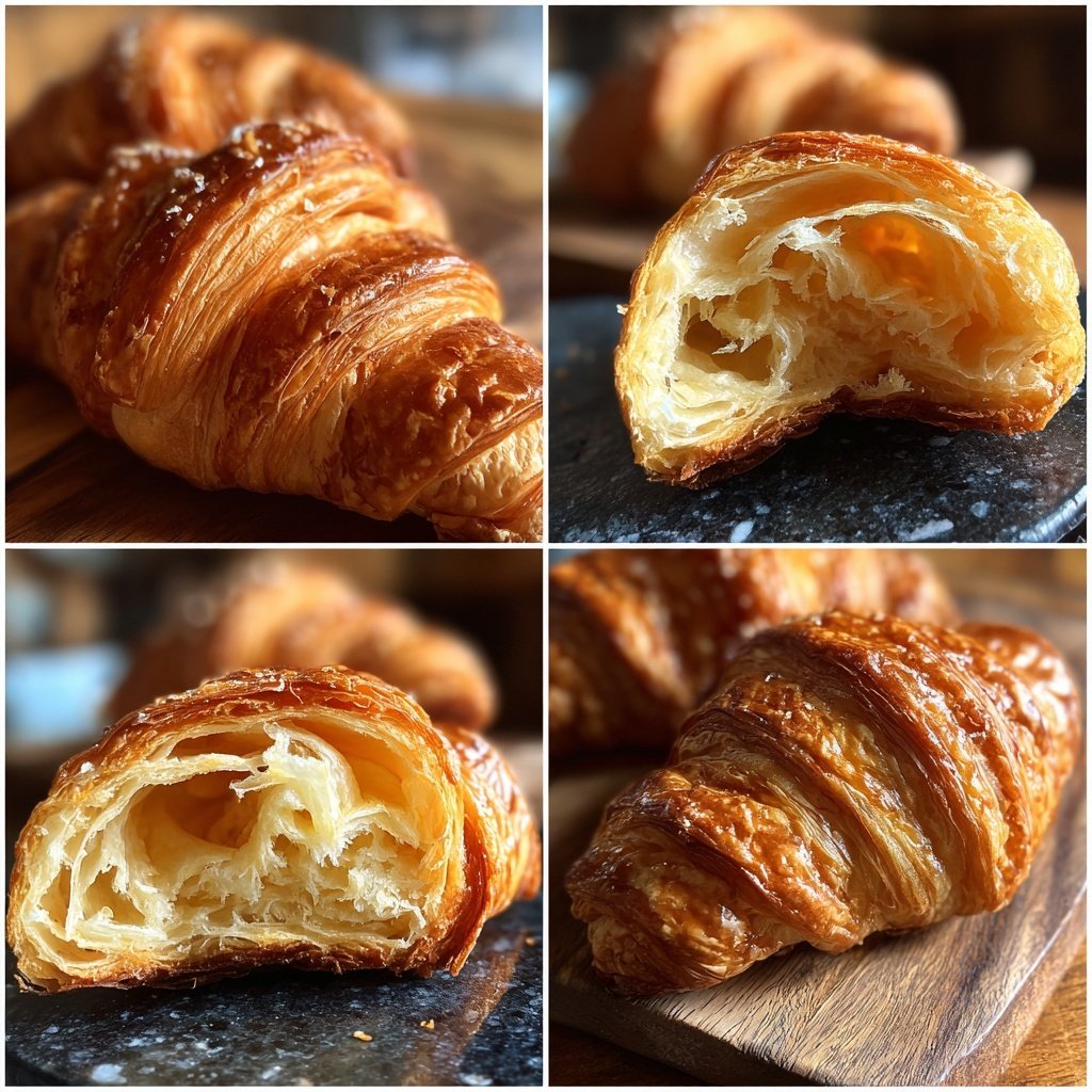 Flaky Butter Croissants