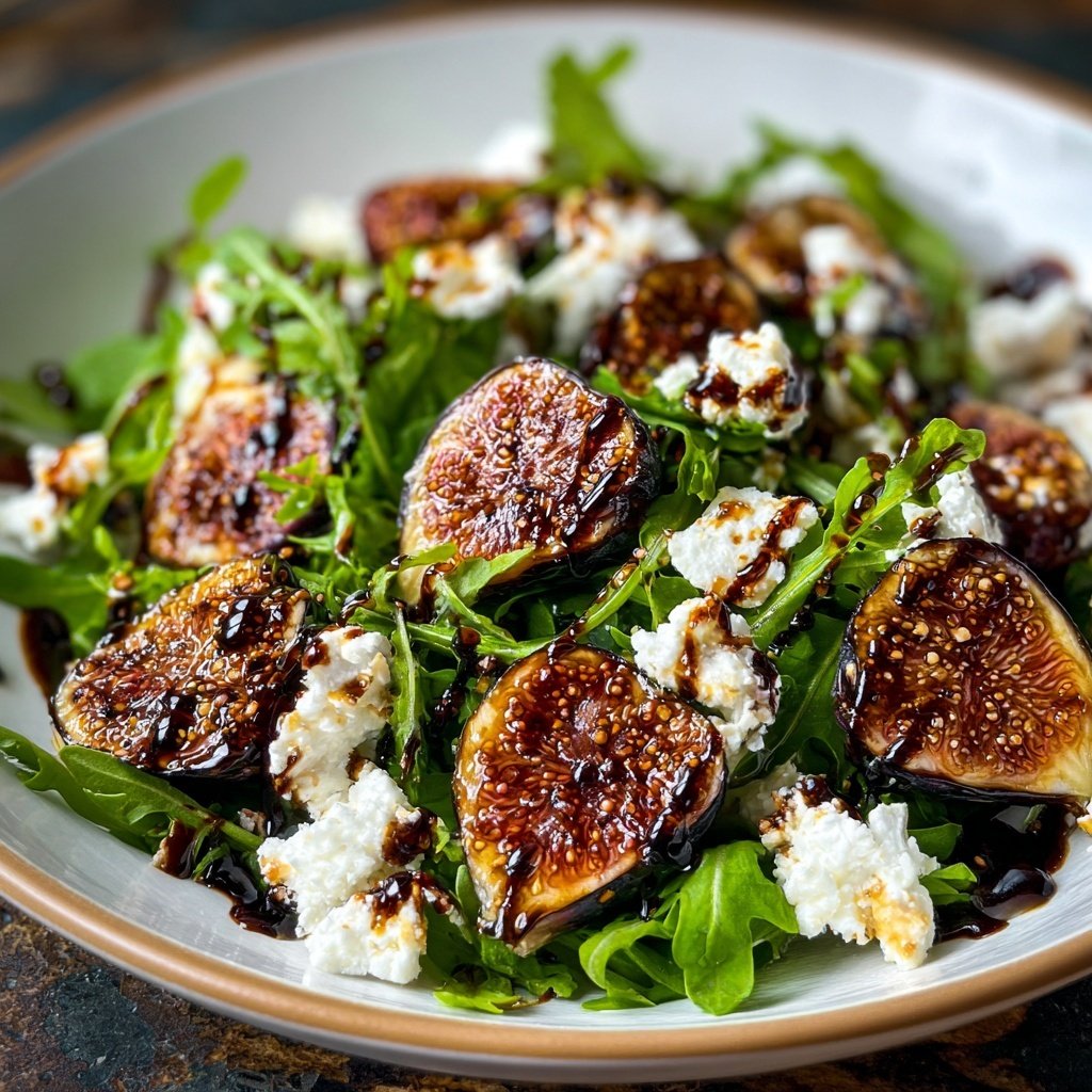 Roasted Fig and Arugula Salad