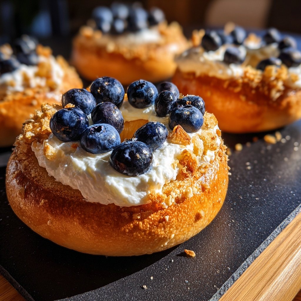 Toasted Yogurt Bagels