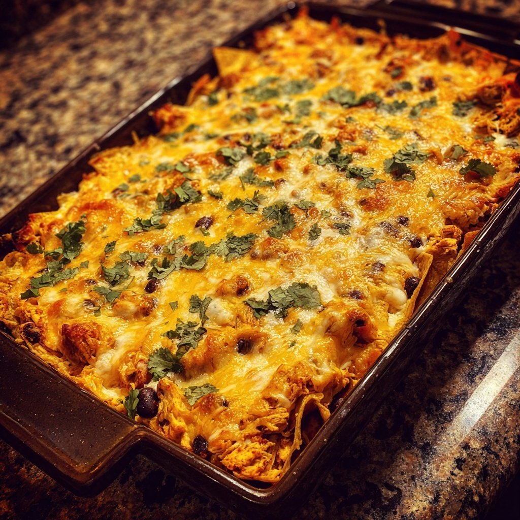Rotisserie Chicken Taco Casserole