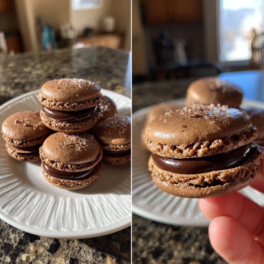 Macarons with Chocolate Ganache